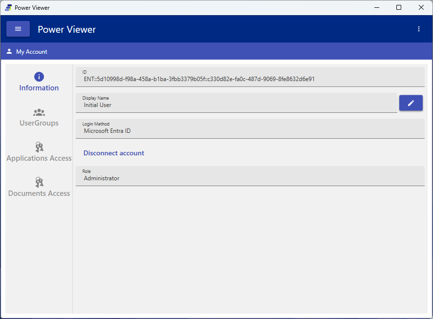 MyAccount (Information)