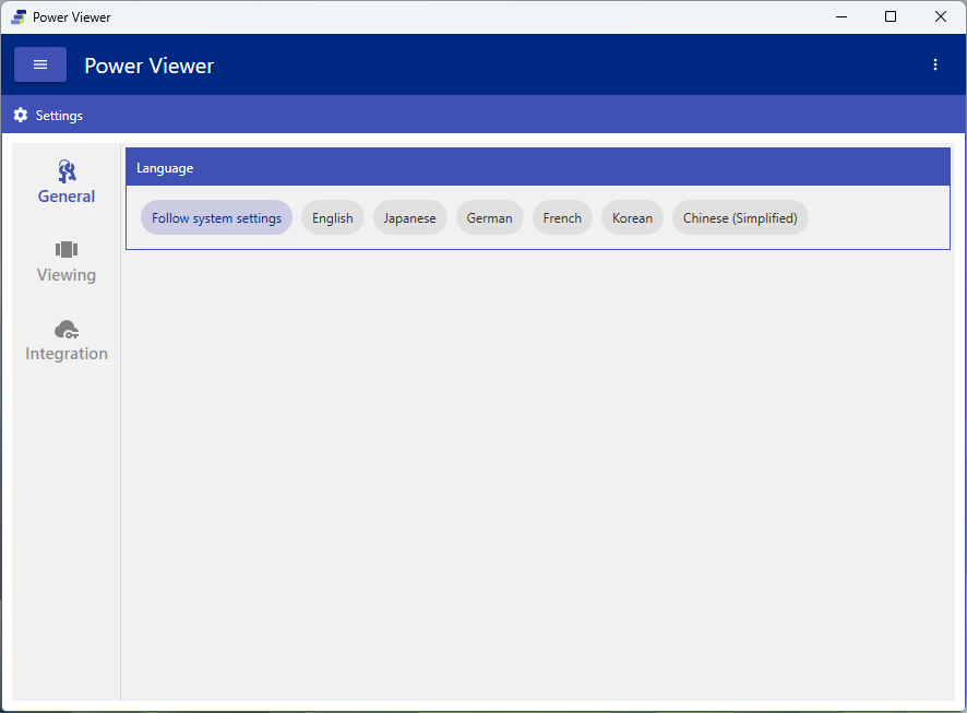 Settings (Language)